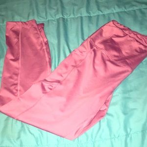 Velocity pink leggings size large